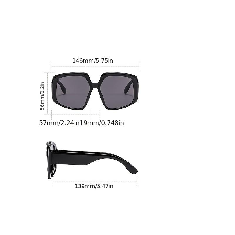 Μεγάλα τετράγωνα γυαλιά ηλίου μόδα ρετρό γυαλιά ηλίου Γυναικεία γυαλιά παλίρροιας γυαλιά ηλίου μεγάλος σκελετός