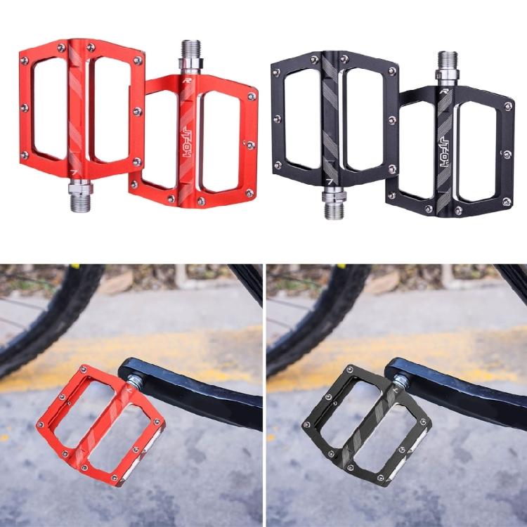 Light Weight Bicycles Platform Pedals 8 Pins Nonslip Bicycles Pedals for Mountain Cycling Road Bicycles Enduring