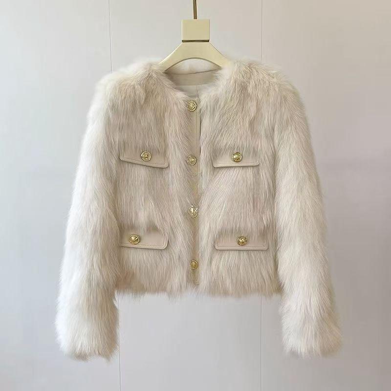 

Maillard женская новая шуба из лисьего меха, темпераментная, как у знаменитости, зимняя меховая шуба S