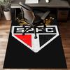 Pau-lo Fc Emblem Printed Office Carpet Chair Cushion  Entryway Rug, Rugs for Living Room, Bedroom Christmas gifts