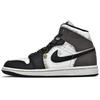 Jordan Air Jordan 1 Abrasion Resistant Mid Top Vintage Basketball Shoes Women's Black White Brown DV0991-101(Team96-S-BOX)
