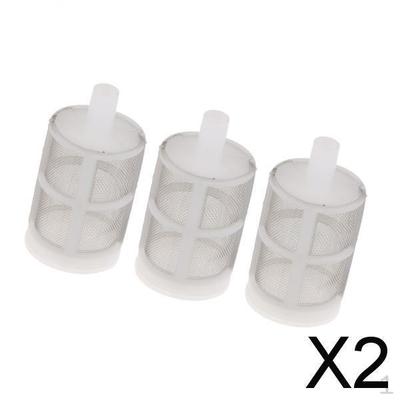 2x 3pcs Stainless Steel Mesh Micro Water Pump Screen 7mm Opening