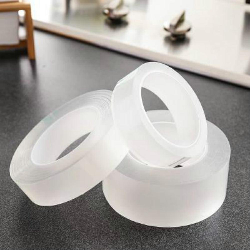 0.8mm Thick Kitchen Sink Mildew-Proof Tape Transparent Single-Sided Waterproof Anti-Oil Seam Sticker, 3cmx3m