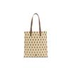 MLB Monogram Series All Over Print Shoulder Bag Polyester Square Tote Women bags Khaki 3AORL011N-43BGS