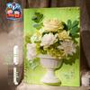 Meike Creative DIY French Flower Painting Activity: Handmade Fun for Parent-Child and Team Art Salon