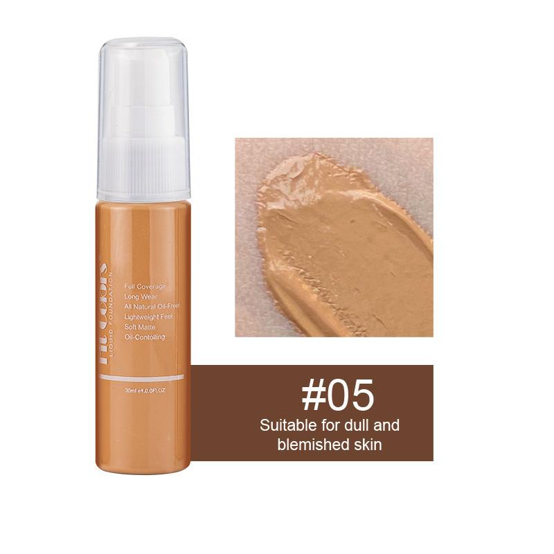 Fit Colors 8-цветная тональная основа, 30 мл, жидкая матовая основа, распределяющий консилер, тональная основа под макияж 05