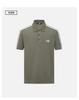 Men's Contrasting Color Embroidered Logo Short Sleeve Polo Shirt