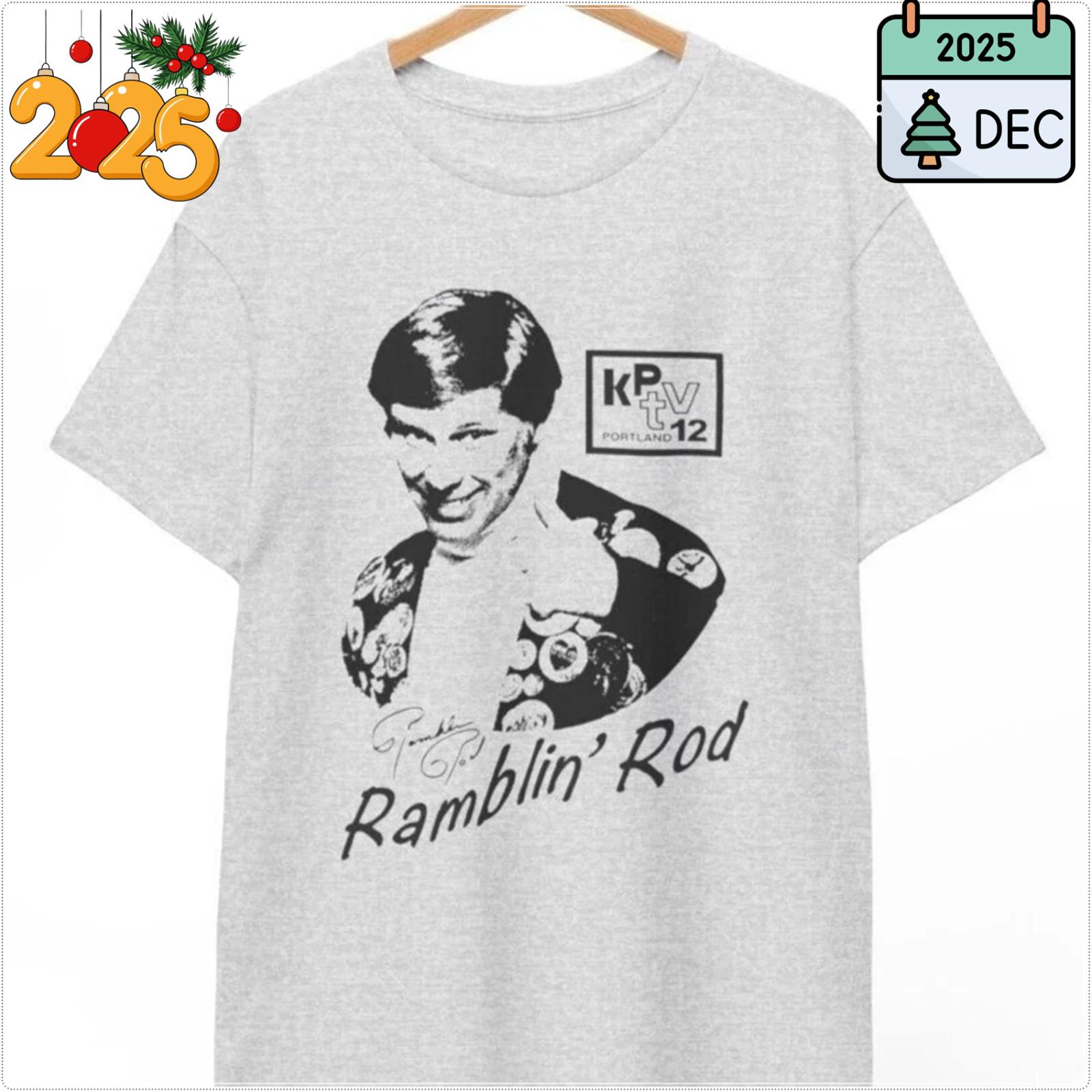 Ramblin Rod Portland Oregon T-shirt, Unisex Tee S