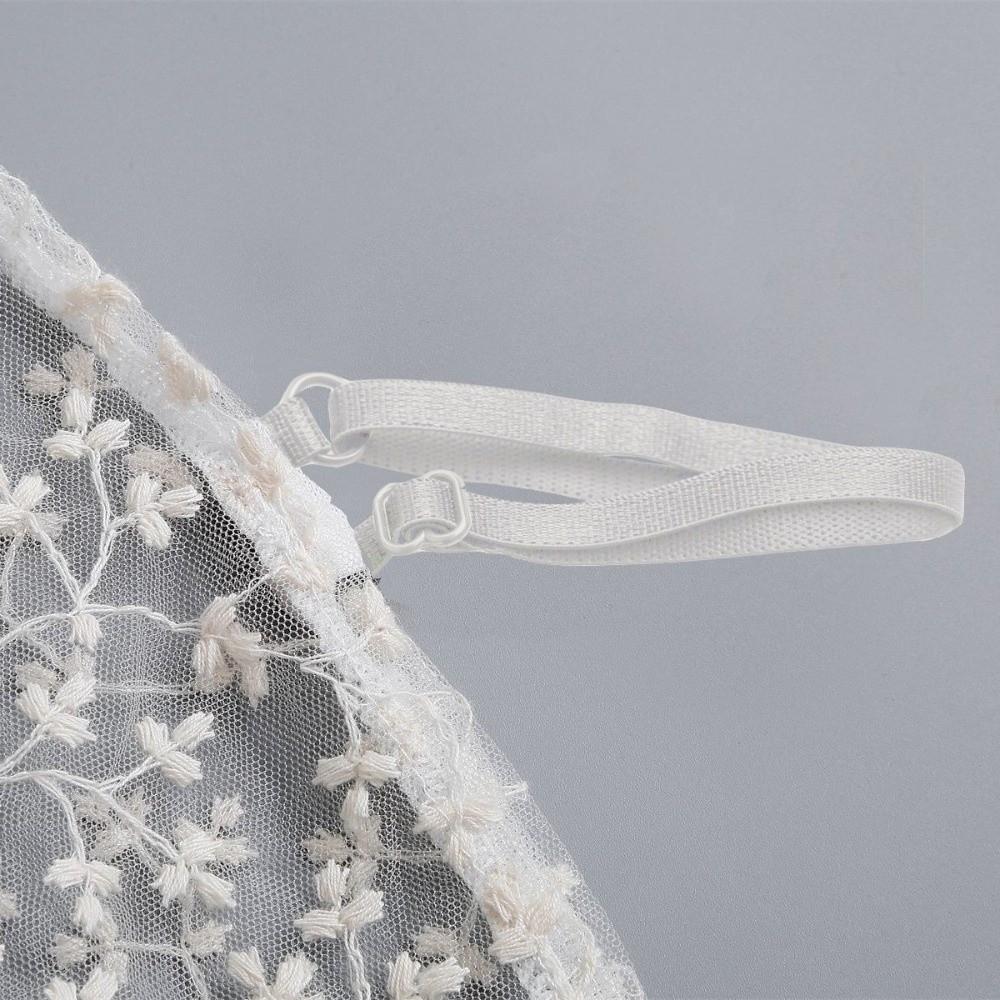 Elegant Petal Statement Collar Transparent Detachable High Collar False Blouse Daily Wear