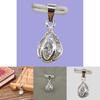 Exquisite Zircon Necklace Super Sparkling Inlaid Simple Collarbone Chain Jewelry Pendant Female Korean Light Luxury Niche High-end