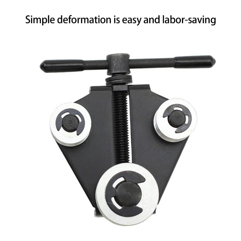 Easy to Use Brakes Tube Straightener Bender Quality Steel Materials Adjustable Design for Simple Efficient Operation
