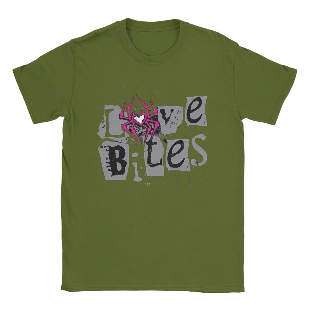 Men T-Shirts AJ Lee Love Bites Fashion 100% Cotton Tee Shirt Short Sleeve  T Shirts Round Neck Clothing Graphic Printed