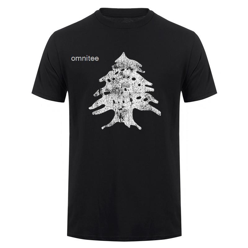 Funny Im Lebanese T Shirts Cool Cotton Streetwear Short Sleeve Summer Style Its In My DNA Lebanon Flag Tshirt HJ029