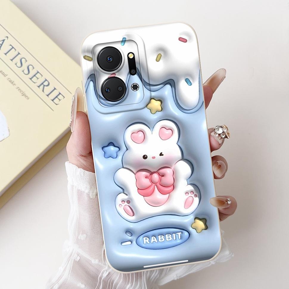 Luxury Painted Cover For Honor X7a 4G Case 2023 Silicone Soft Fundas Phone Case For Honor X7A X 7a HonorX7a Coque Capa