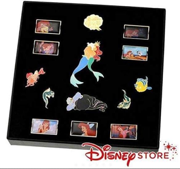 Little Mermaid Ariel 30th Anniversary Pin Badge Set