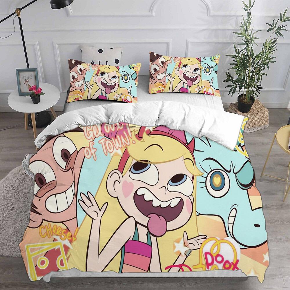 Star Vs The Forces Of Evil Princessduvet Cover Pillowcase Bedding Set Adult Boy Girl Bedroom Decoration Children Single Double S