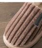 Men's Plus Size Non-Slip Fluffy Cotton Slippers - New 2026 Autumn/Winter Indoor Warm Household Shoes