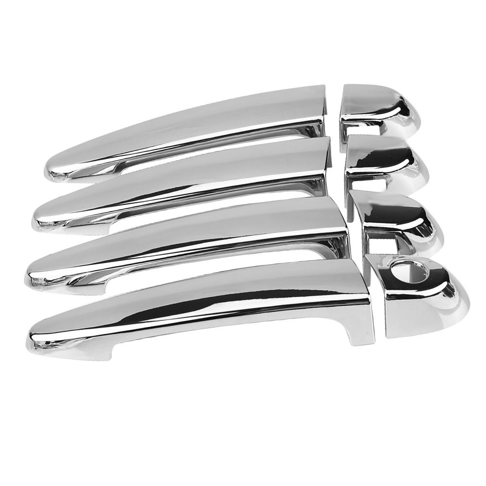 8 Pcs Car Chromium Electroplating Door Handle Cover Trim for BMW X1 X3 X5 X6 2010 2013