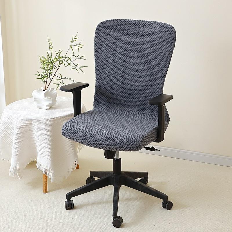 1Pc T Jacquard Office Armchair Covers Elastic Computer Chair Slipcover Lift Rotating Gaming Chair Case Funda Silla Escritorio