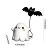 Resin Ghost Bat Ornaments Mini Ghost Ornament Funny Halloween Decoration  Halloween Party