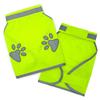 Haustierzubehör Fluoreszierende Hundepfote Hundejacke Haustier-Sicherheitsweste Haustier-Reflektorweste Haustier-Warnweste
