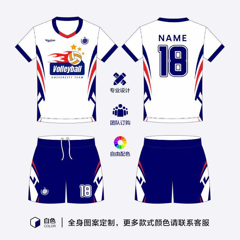 Camisa de Voleibol Personalizável de Manga Curta Unissex