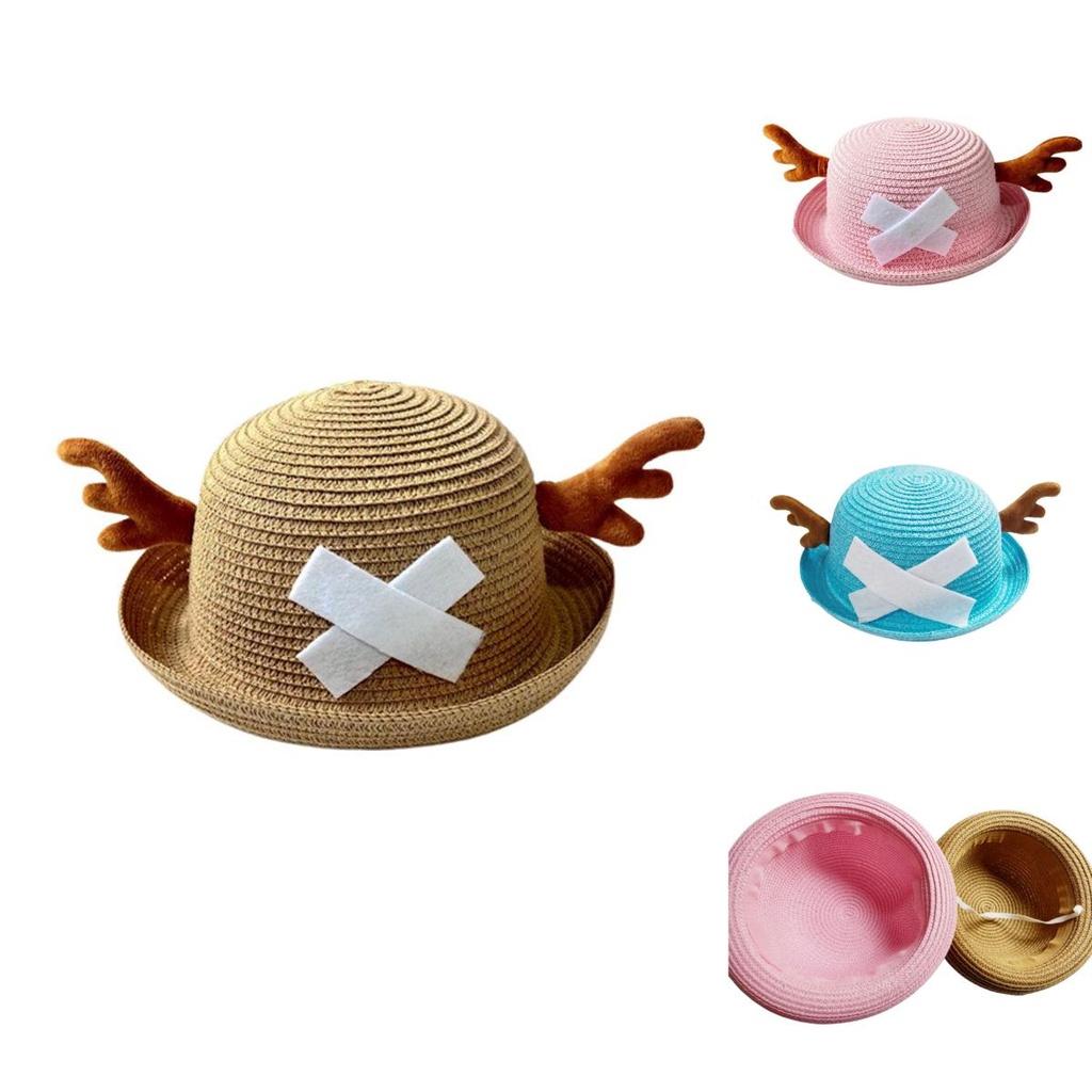 Kolorowy Dwuwymiarowy Kapelusz Kopułowy Chopper z One Piece Jako Rekwizyty do Cosplayu dla Rodziców i Dzieci