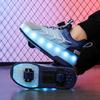Kids' Flashing Light Roller Skate Shoes