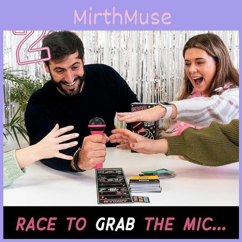 Egg Family Lucky Karaoke Board Game With Snatch The Mic And Music Challenge