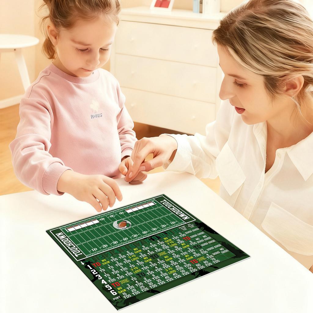 Creative Football Dice Board Game, Fun Strategy Game Set For Family Interaction And Entertainment 5ml
