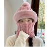Hats, Women's Hats, Double-layered, Thickened, Cycling, Windproof Hats, Cold-proof Hats, Scarves, Warm Hats, Ear Protectors, Hats, Headscarves