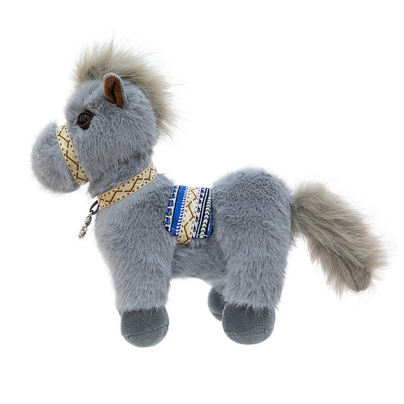 Plush Pony Toy With Pp Cotton Filling For Children Gift And Decor