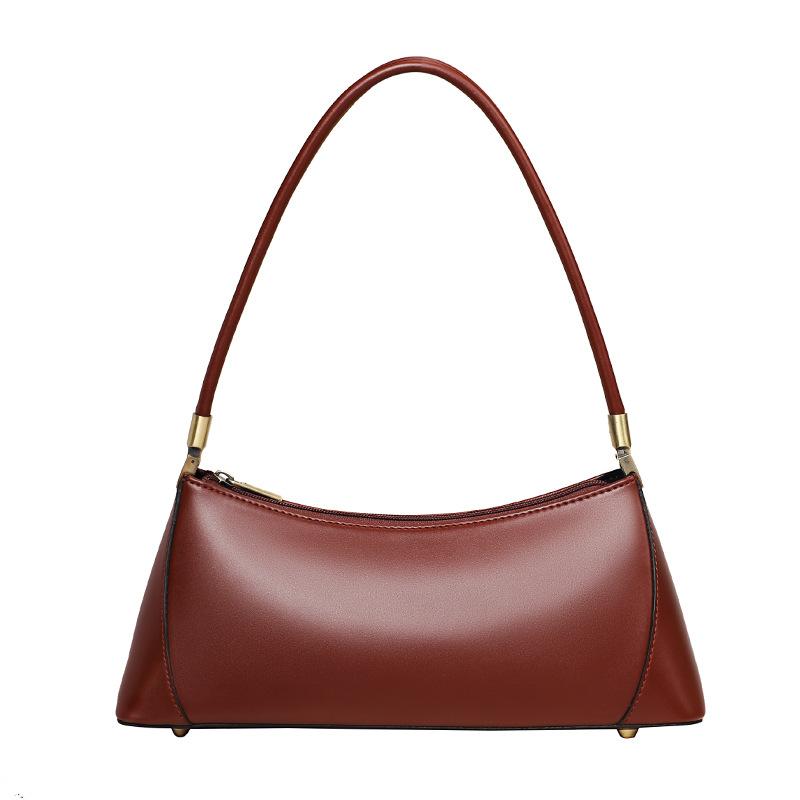 Leather Bag for Women Spring and Summer Retro Handbag Bag Underarm Bag for Women Shoulder Bag Fashion