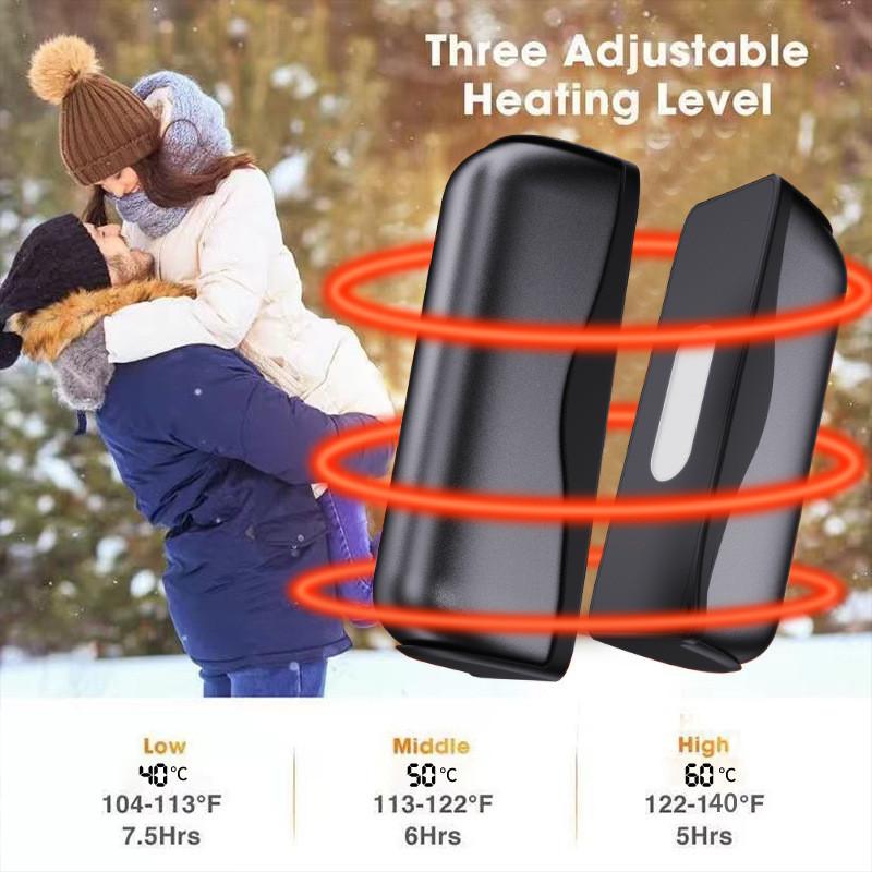 5000mAhx2 Magnetic Hand Warmer USB Charging Double-sided Heating Split Type Electric Hand Warmer Charging Device