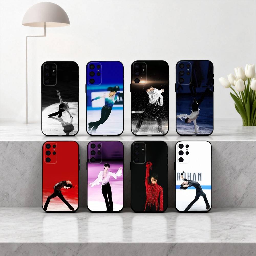 4A Jump Legend H-H-Hanyu Y-Yuzuru Phone Case For Samsung S25,24,23,22,30,21,10,9,Ultra,Plus,Lite,FE,4,5 G Soft Black Case