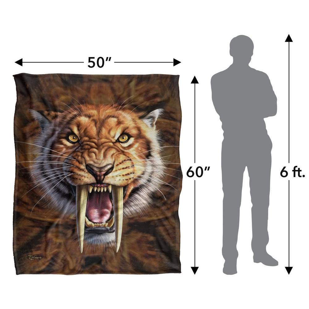 JQ Licensing Jlo Silky Tiger Supersoft Blanket