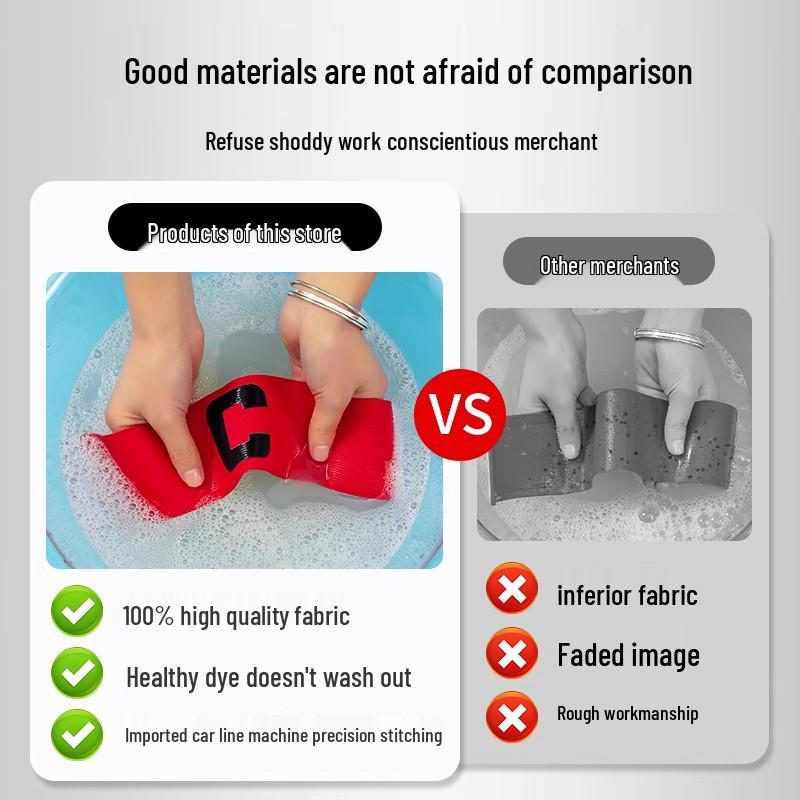 Bandă de braț elastică anti-cădere pentru căpitan de fotbal pentru adulți și copii