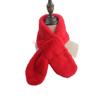 2025 Solid Color Children's Scarf: Autumn/Winter Warm Women's Imitation Rabbit Hair Thickened Baby Neck Warmer