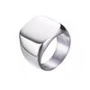 Anello di Coppia Stile Semplice Hip Hop Geometrico Lucido Decorazione Tutto Abbinabile Regalo Uomo Donna