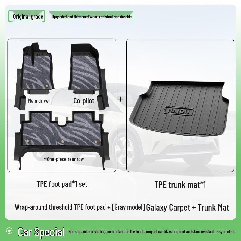 2025 BYD Seagull Dolphin TPE Full Coverage Smart Driving Floor Mats