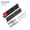 RS3 4 RS5 6 RS7 8 SQ3 SQ5 SQ8 front grille emblem with screw for 22 RS4 SQ7 sport refit grill logo car stickers front label