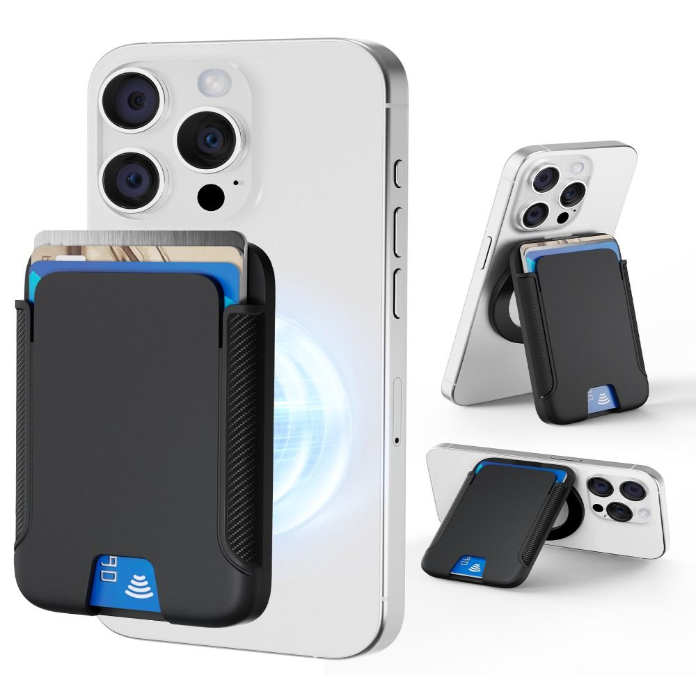 Strong Adsorption Magnet Phone Card Holder for iPhone 16 15 14 13 12 ProMax Universal