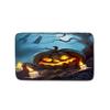 Halloween Shower Curtain Floor Mat Combination Four-Piece Set Bathroom Toilet Carpet Shower Room Foot Mat