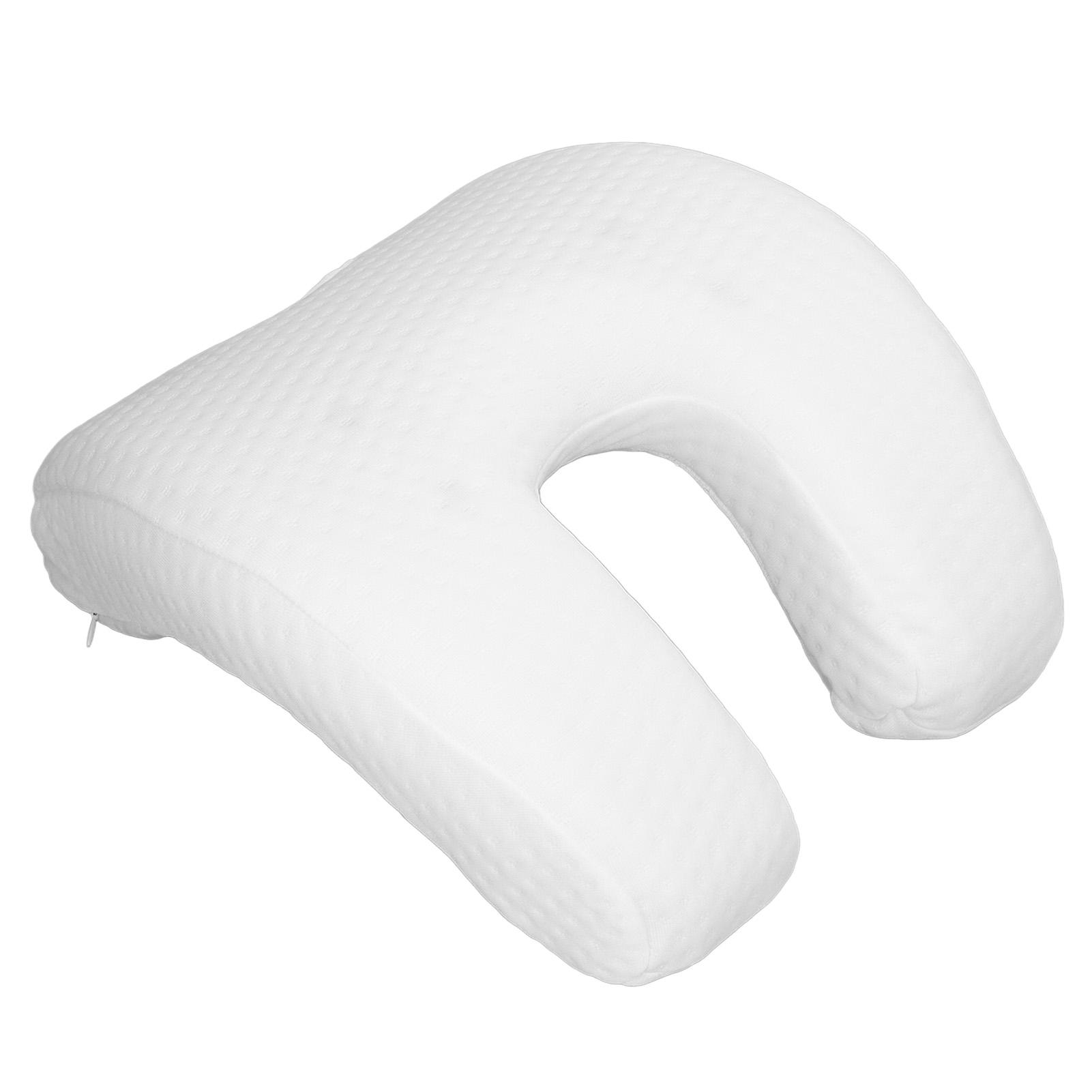 

Arched Pillow Sleeping Cuddle Neck Cervical Pillow Soft Breathable Pressure Pillow for Noon Break Night