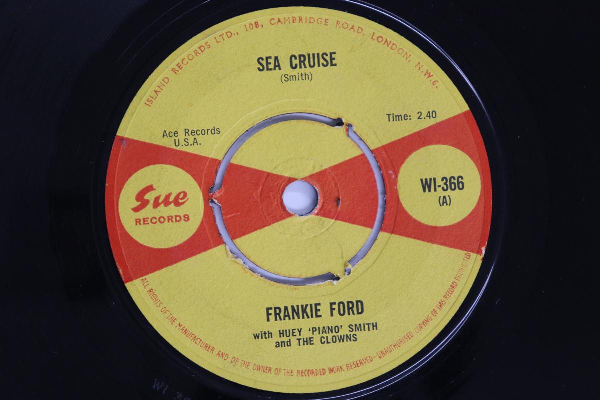 

7inch Record FRANKIE FORD, HUEY PIANO SMITH & - Sea Cruise / Roberta WI366 SUE RECORDS 1965 UK Rock Used