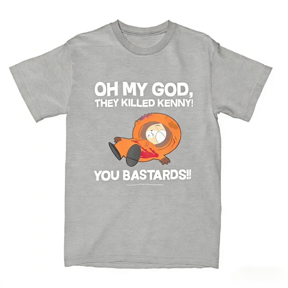 New Yk Camisetas Tees Southpark Oh My God They Killed Kenny Short Sleeved Round Neck Shirt Cotton UnisexWomen Top TShirt