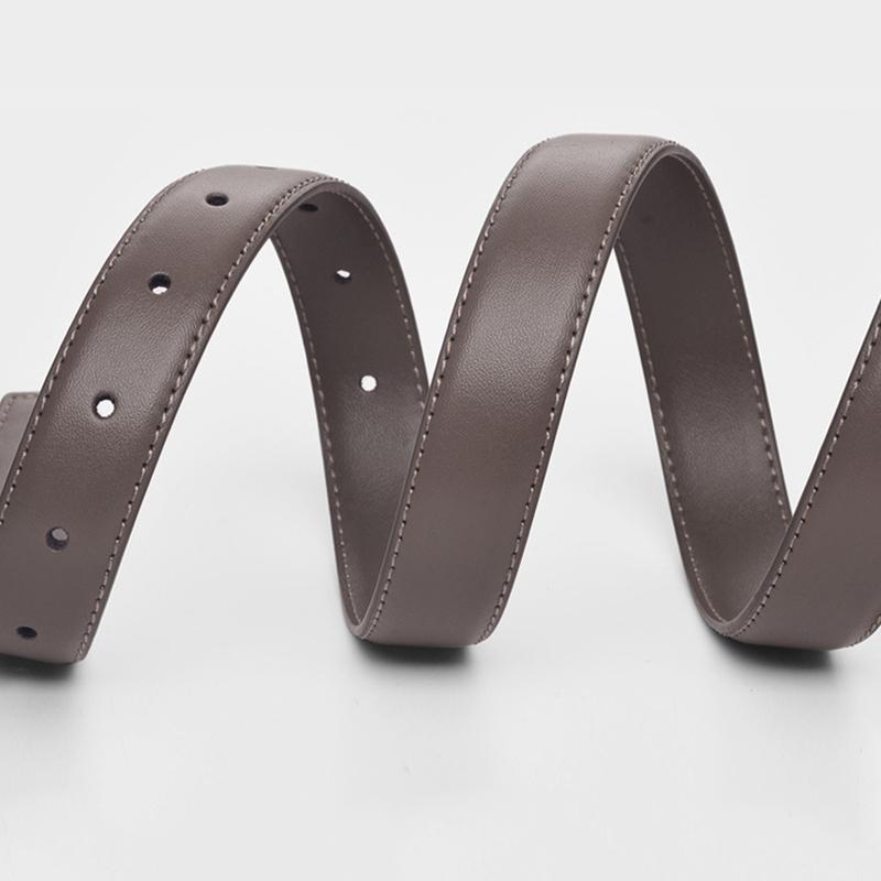 Ceinture en cuir synthétique pour femme, boucle en métal, décontractée, simple, décorative, idéale pour un jean, un pantalon ou une robe, cadeau idéal