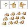 50pcs 1/4 6mm 65 Mn Spring Steel Clip Fuel Oil Line Silicone Vacuum Hose Clamp