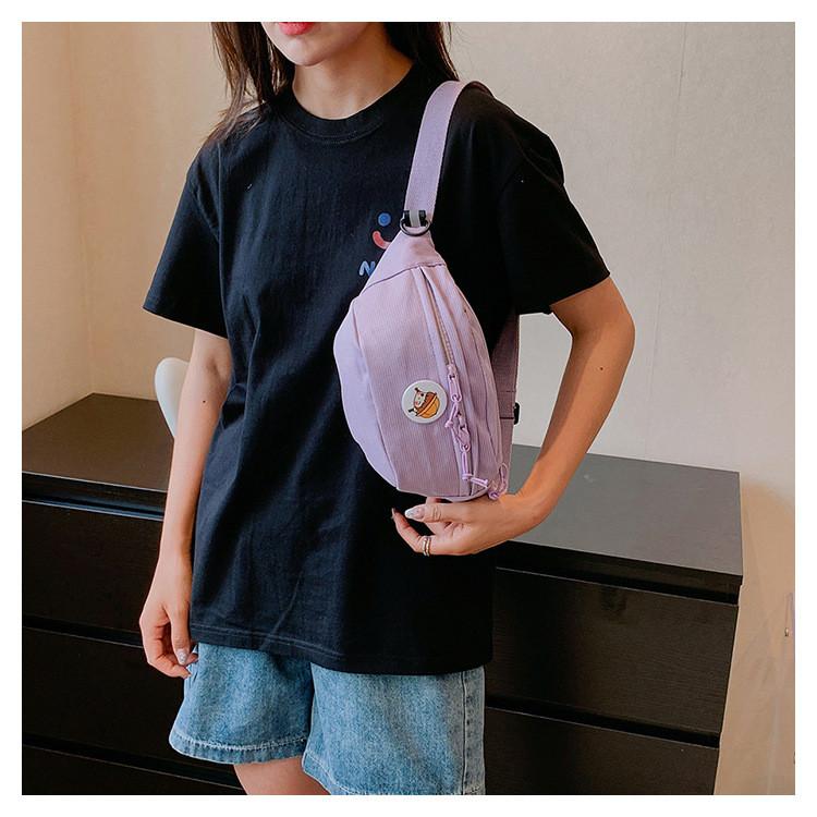 

Stylish Canvas Shoulder Bag For Women In Soft Beige And Trendy Colors For Everyday Casual Use Purple