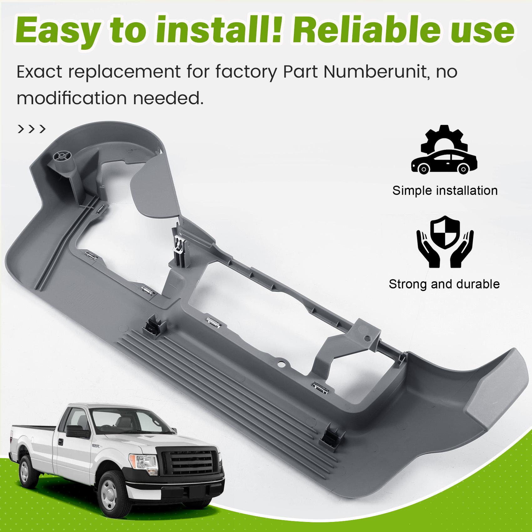 

AUTO Car Front Seat Outer Frame Trim Panel For Ford F-150 Lincoln Mark LT 2011-2014 Seat Side Guard Housing Grey L